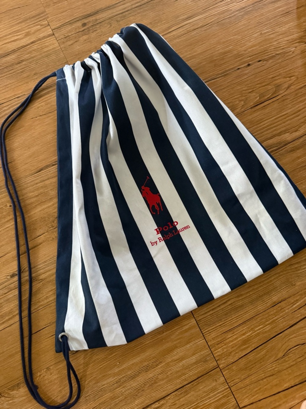 Polo Ralph Lauren Striped Drawstring Dust Bag / Storage Bag - Picture 2 of 7
